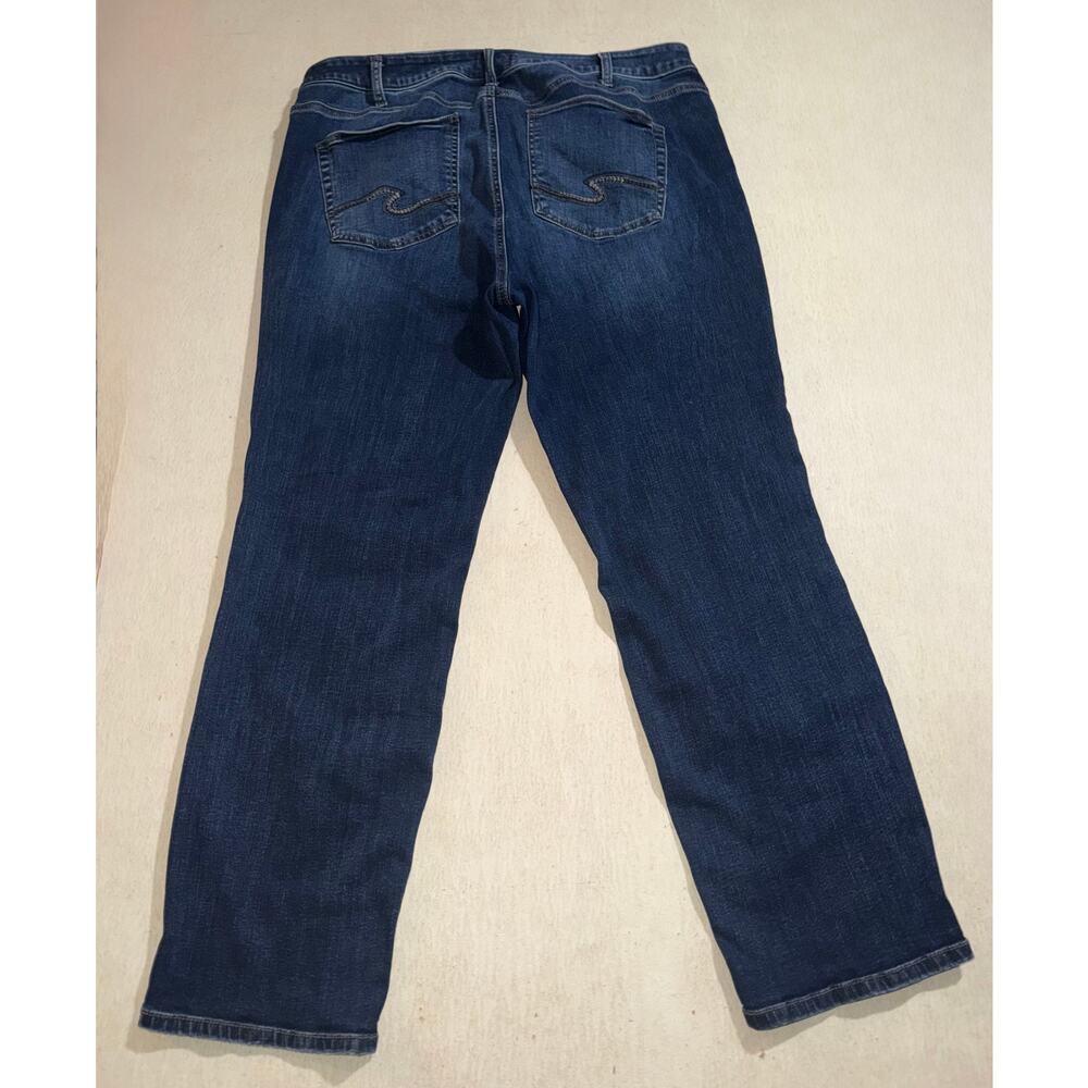 Silver jeans Co women’s Avery straight blue jeans - Picture 4 of 16